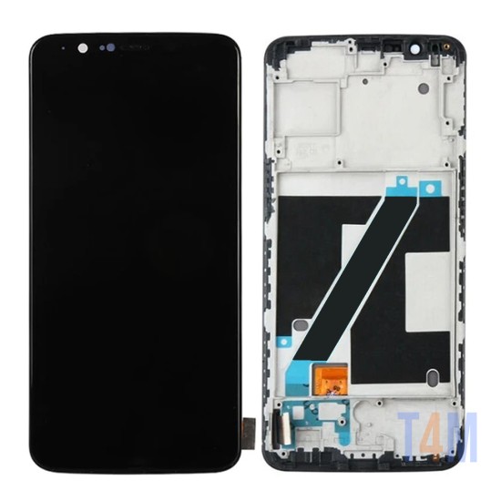 Touch+Display+Frame OnePlus 5T Preto